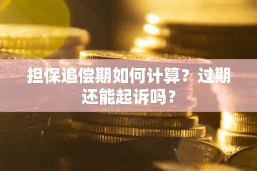 济南担保追偿期如何计算？过期还能起诉吗？